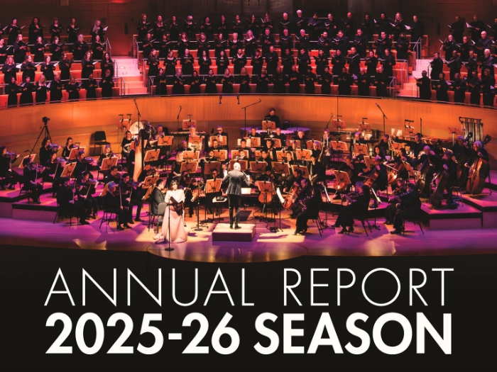 Pacific Chorale's Annual Report for the 2025-26 Season
